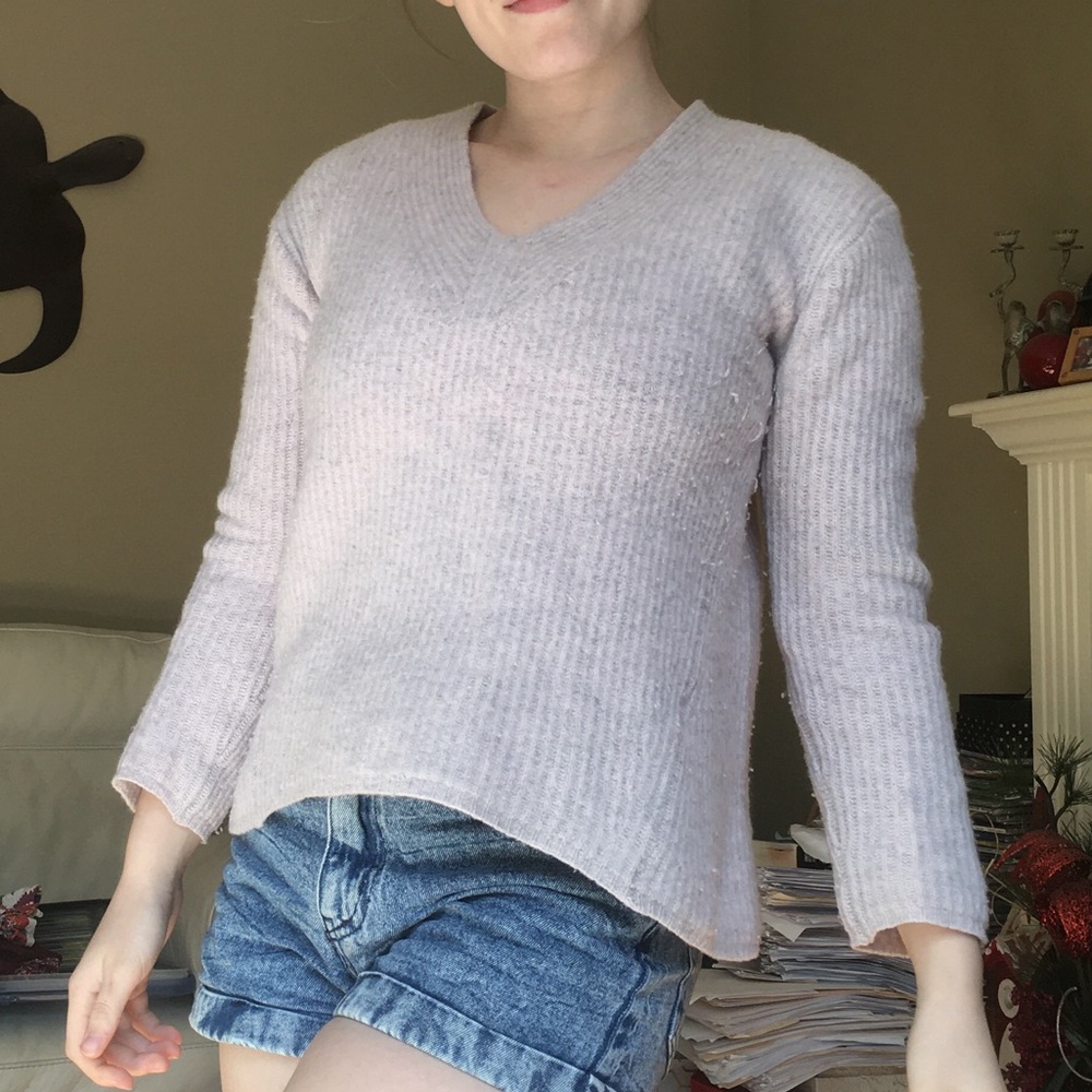 Madewell Pale Lavender Sweater
